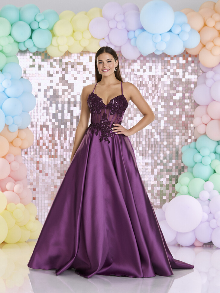 Tiffanys Charly Grape TFY Prom Dress