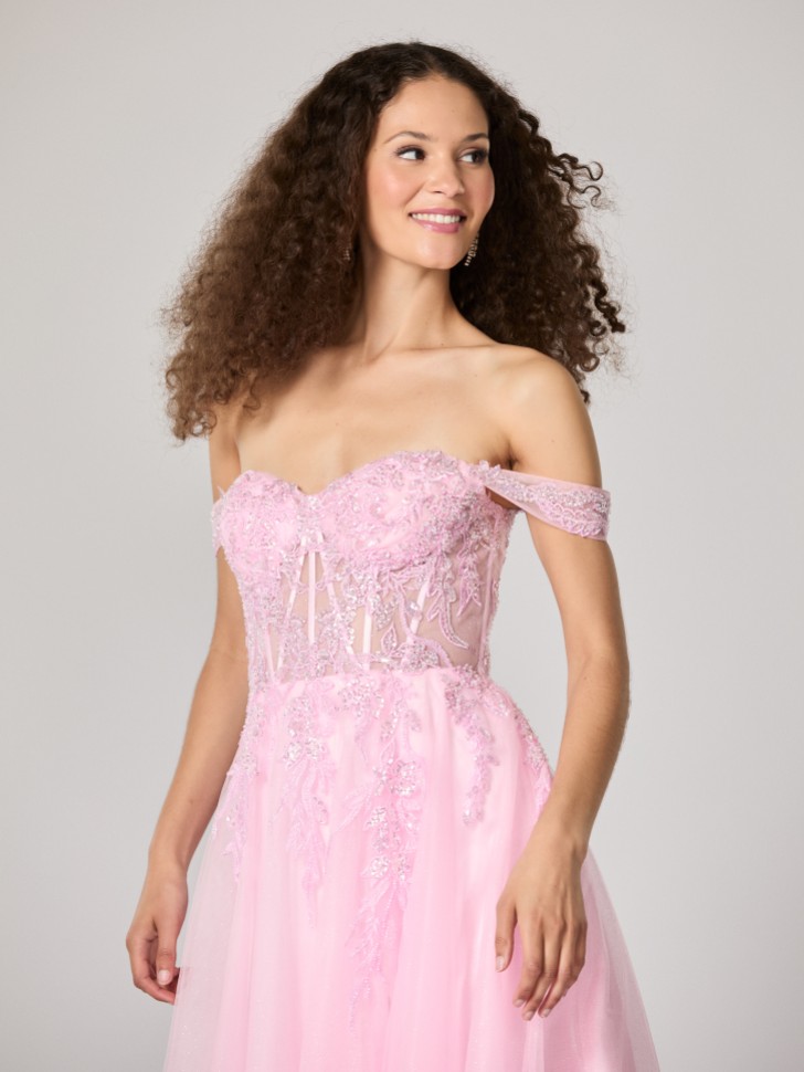 Tiffanys Destiny Rosa TFY Abschlussballkleid