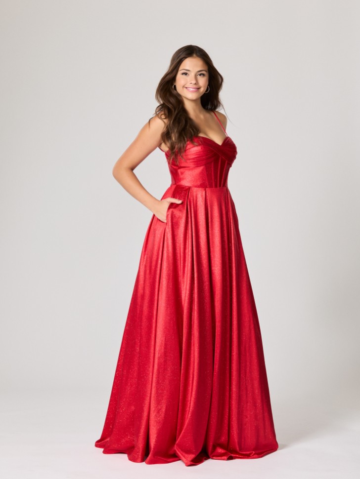 Tiffanys Ellis Red TFY Prom Dress