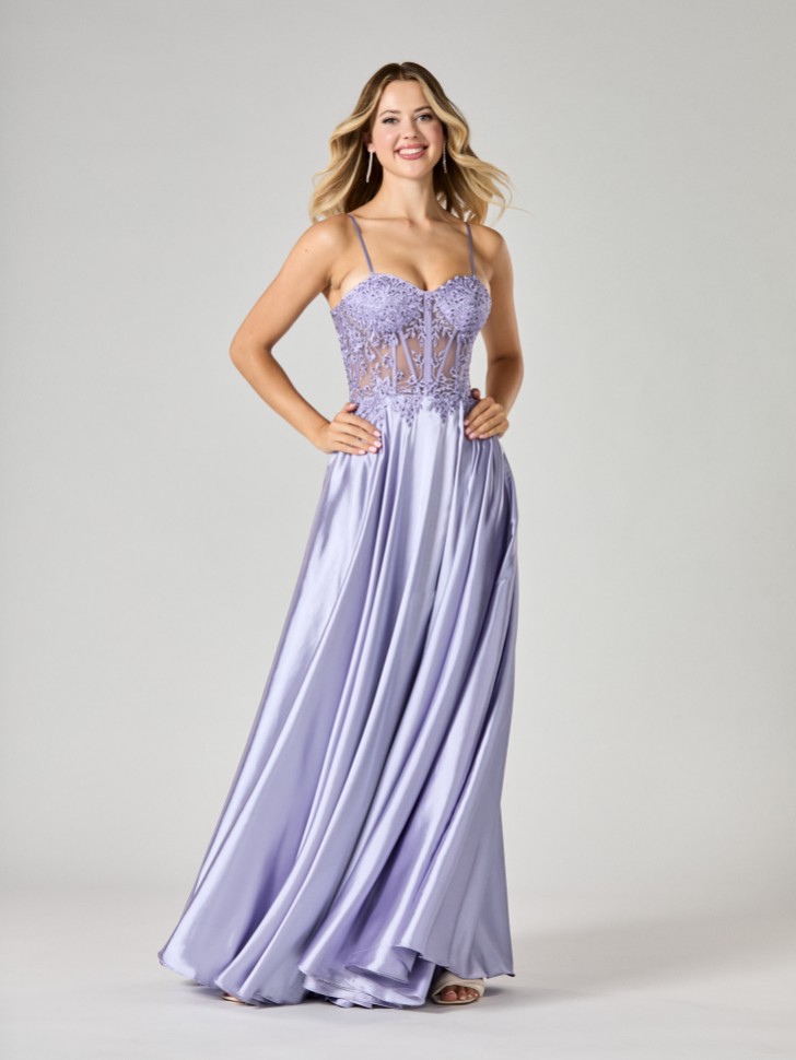 Tiffanys Paloma Lilas TFY Robe de bal de fin d'année