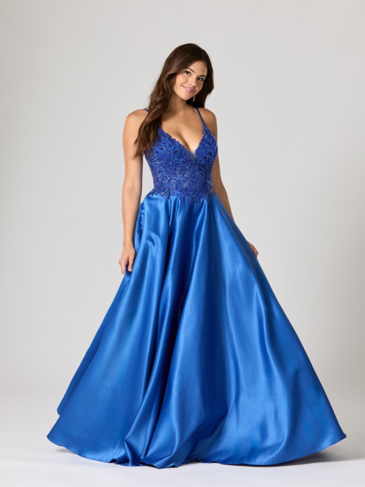 Vestido de baile Tiffany's Marissa Royal Blue TFY