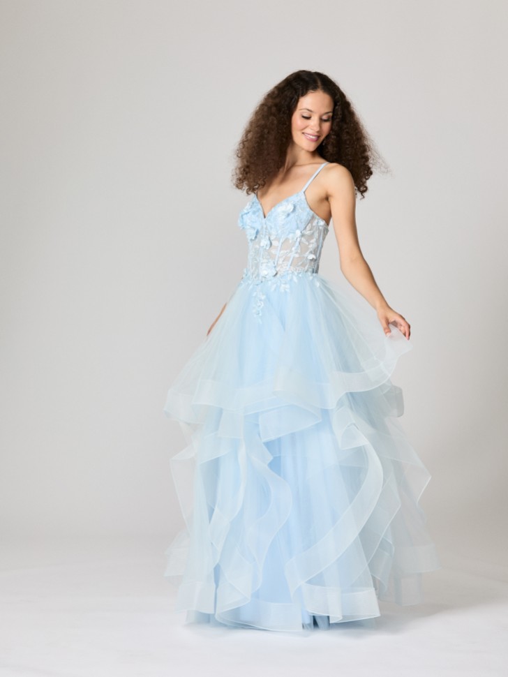 Vestido de fiesta azul claro «Tiffany's Dream» de TFY