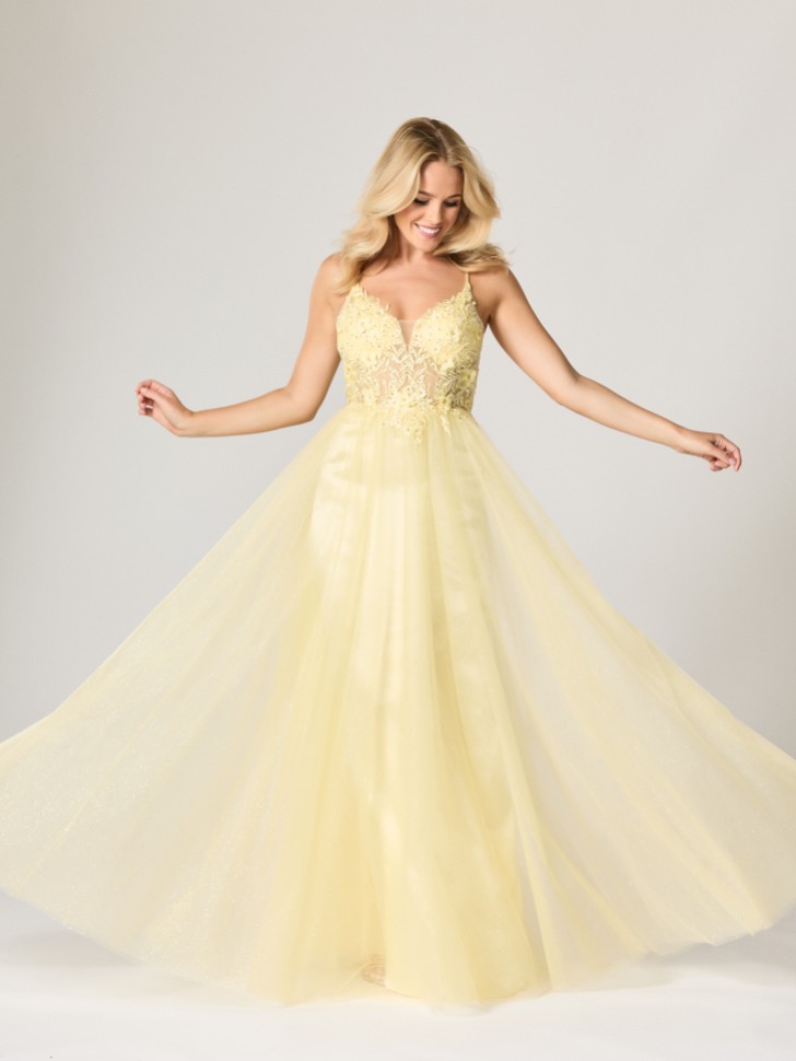 Vestido de fiesta Madeline Lemon TFY de Tiffany