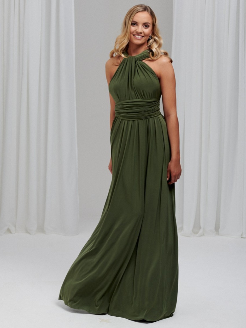 Photograph: Emily Rose Olive Green Multiway Bridesmaid Dress (One Size)