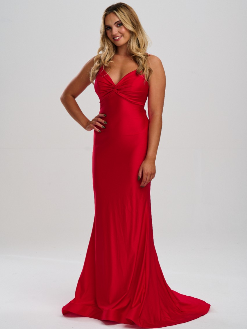 Fotografia: Linzi Jay Vestido de baile estilo sereia com franzido na frente, laço nas costas e cauda