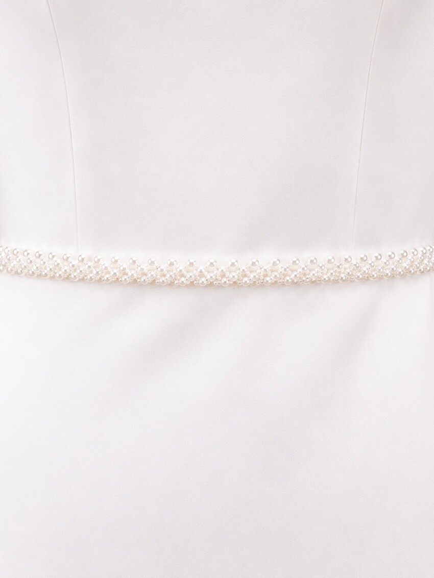 Fotograf: Perfect Bridal Brautgürtel im schlichten Perlen-Design