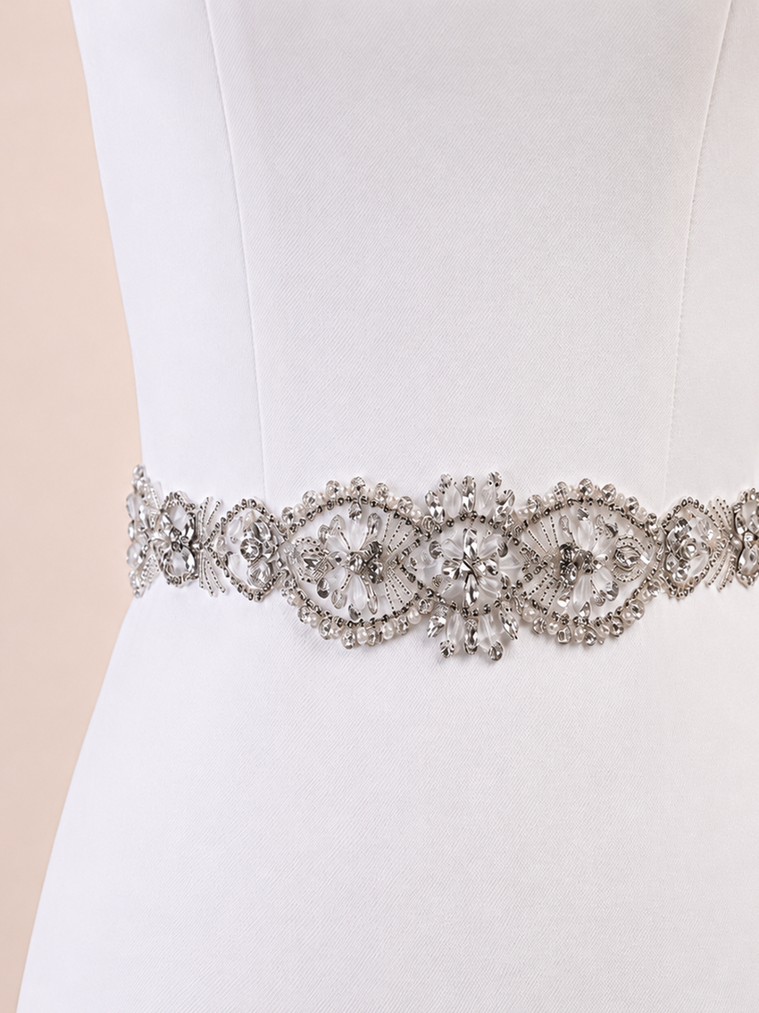 Photograph: Perfect Bridal Crystal, Beaded and Pearl Bridal Belt