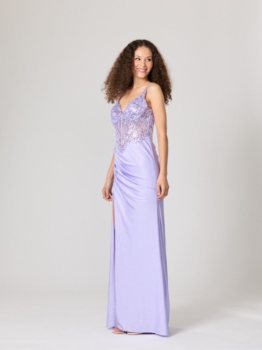 Photograph: Tiffanys Angelina Lilac TFY Prom Dress