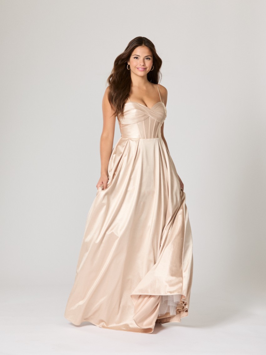 Photograph: Tiffanys Ellis Champagne TFY Prom Dress