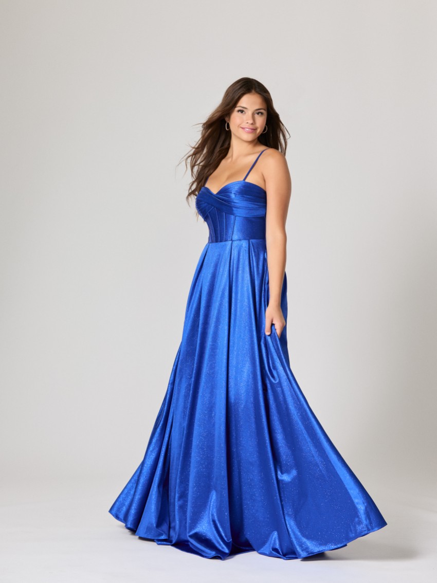 Fotograf: Tiffanys Ellis Königsblau TFY Abschlussballkleid