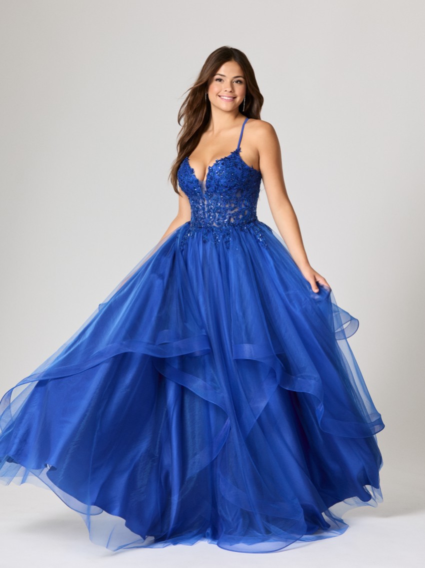 Photograph: Tiffanys Josie Royal Blue TFY Robe de bal de fin d'année