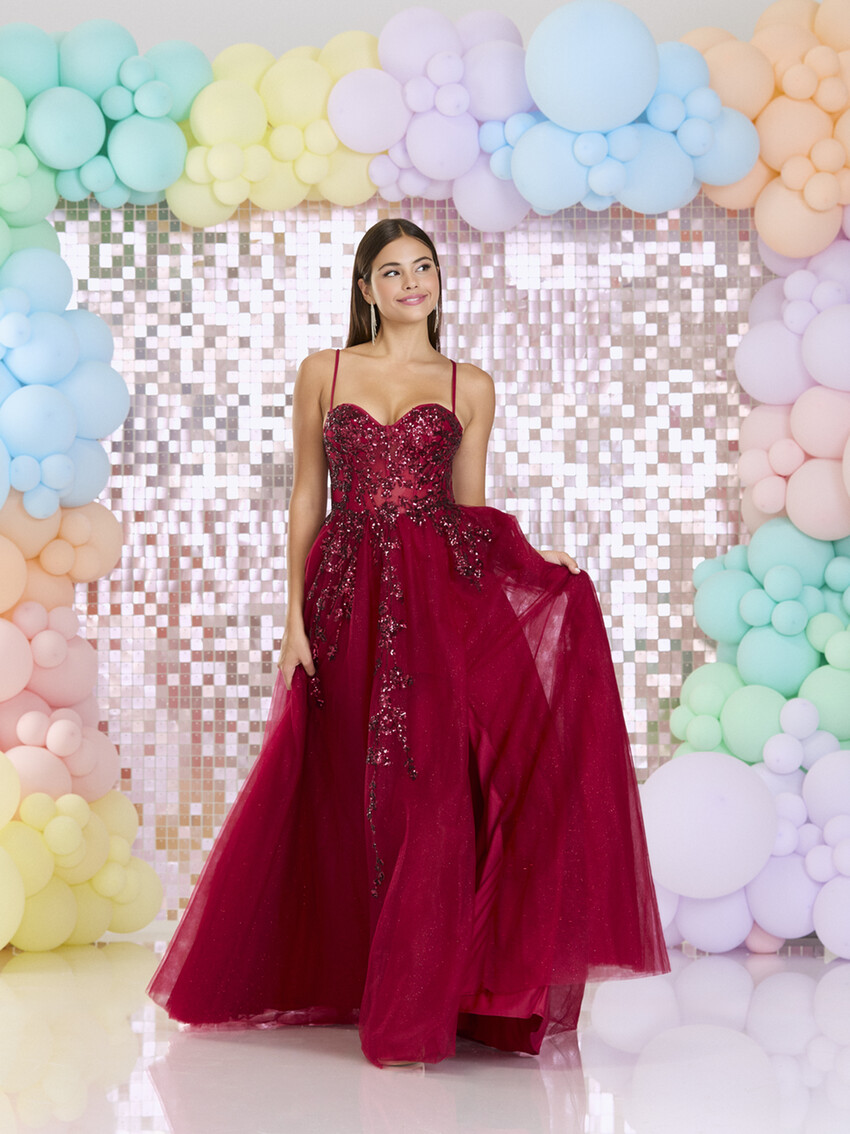 Photograph: Tiffanys Lia Red TFY Prom Dress