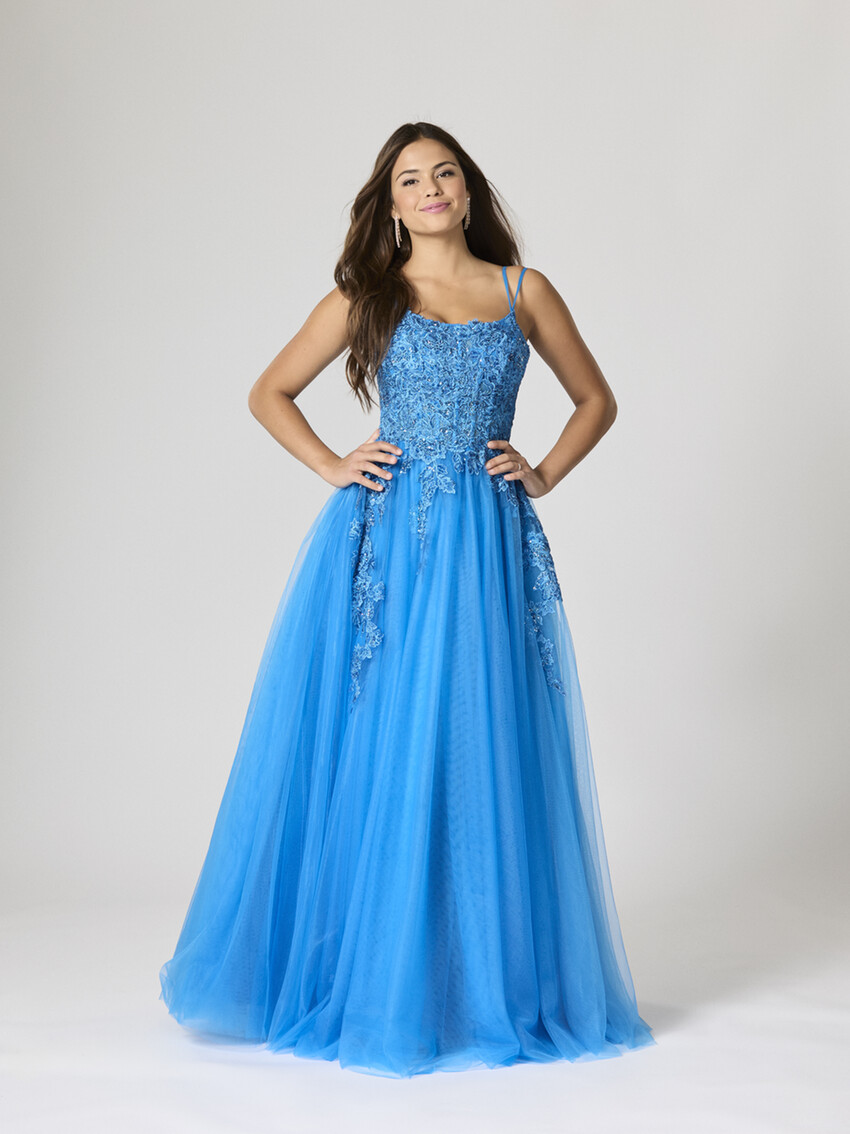 Photograph: Tiffanys Luisa Capri Blue TFY Prom Dress