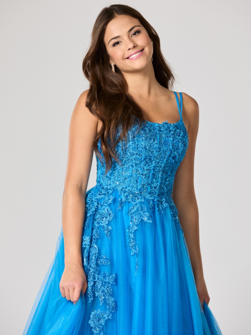 Fotograf: Tiffanys Luisa Peacock Blau TFY Abschlussballkleid