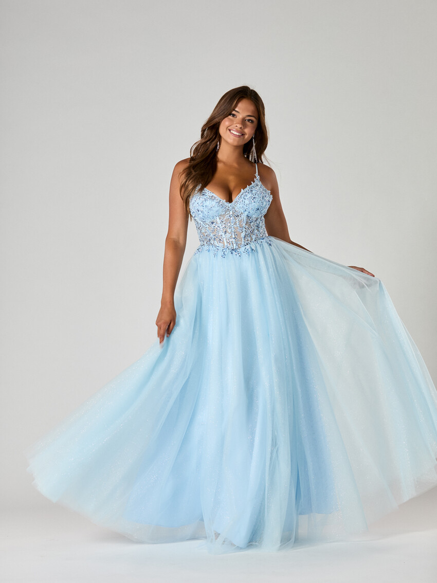Fotografía: Vestido de fiesta Robyn Ice Blue TFY de Tiffany