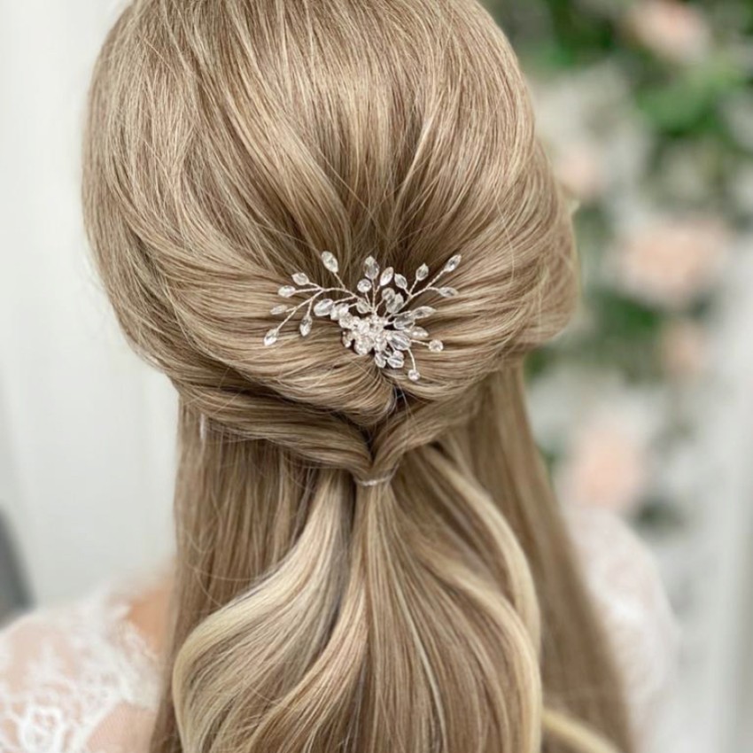 Fotografia: Alfinete de cabelo para casamento com cristais e strass Hera