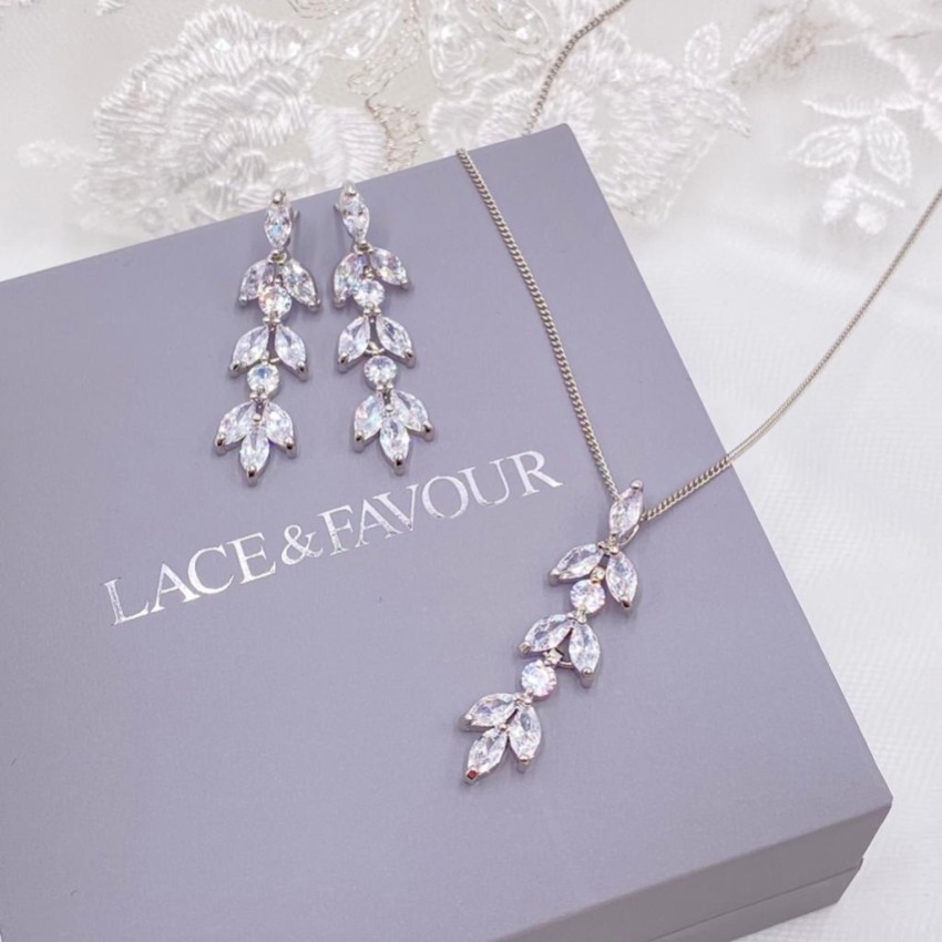 Photograph: Aria Cubic Zirconia Bridal Jewelry Set