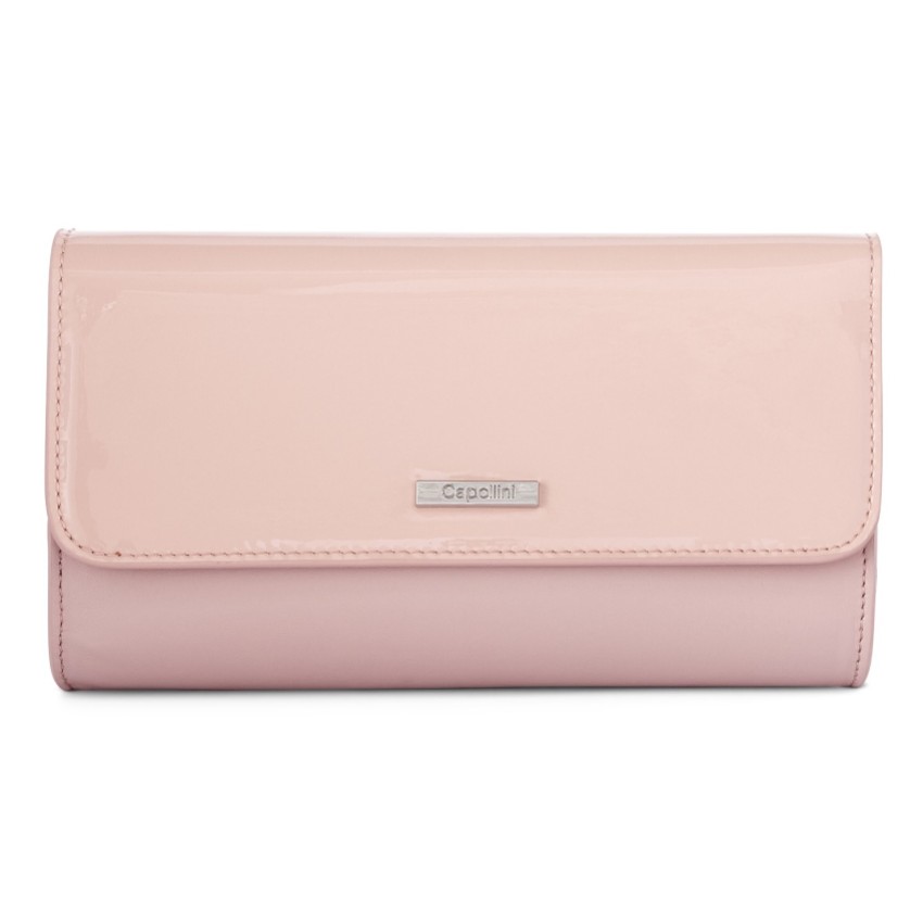 Fotografía: Capollini Bolso de mano de charol rosa