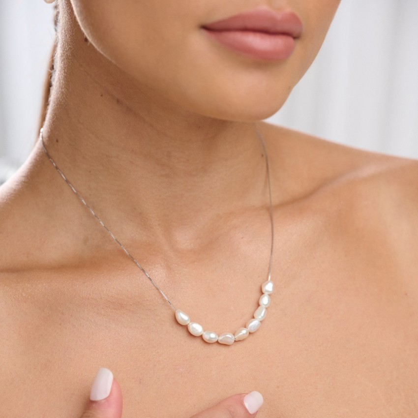 Fotografía: Collar de perlas de agua dulce Kala