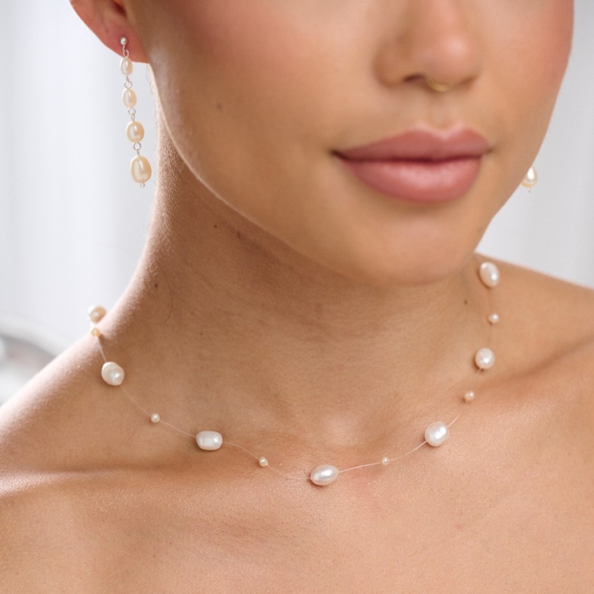Fotografía: Collar de perlas de agua dulce Mereia Illusion
