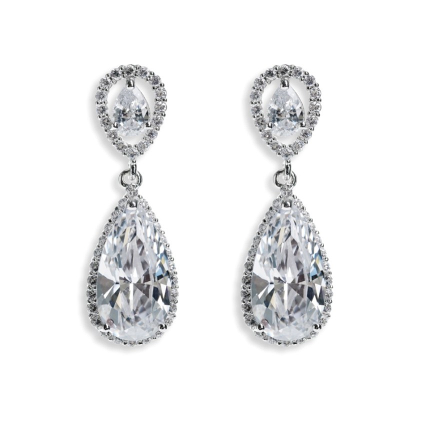 Fotografia: Ivory and Co Brincos Bacall Crystal Drop