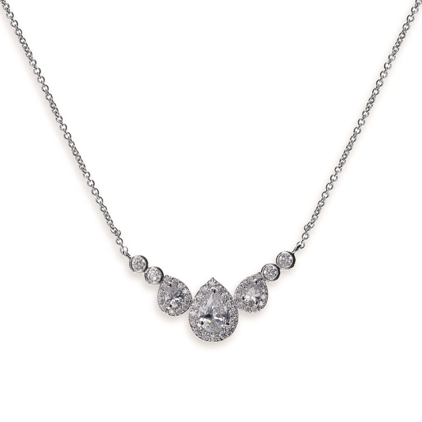 Fotografía: Ivory and Co Collar de boda «Sorbonne Crystal»