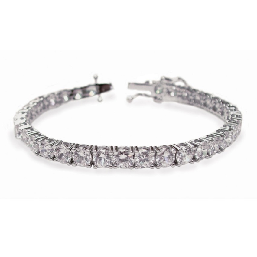 Photograph: Ivory and Co Imperial Cubic Zirconia Wedding Bracelet