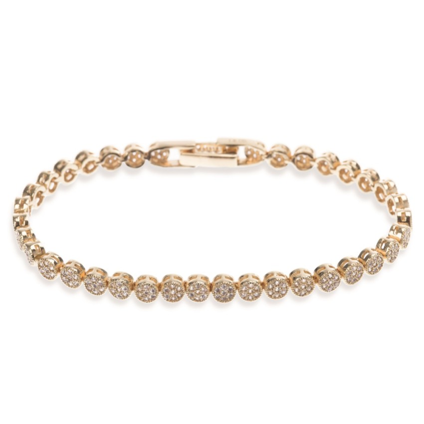 Fotografia: Ivory and Co Pulseira de casamento Modena com detalhes em cristal dourado