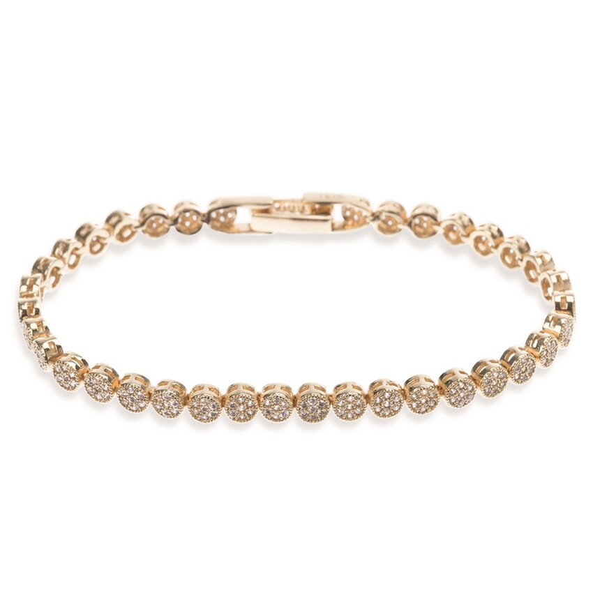 Fotografía: Ivory and Co Pulsera de boda «Modena Gold» con adornos de cristal