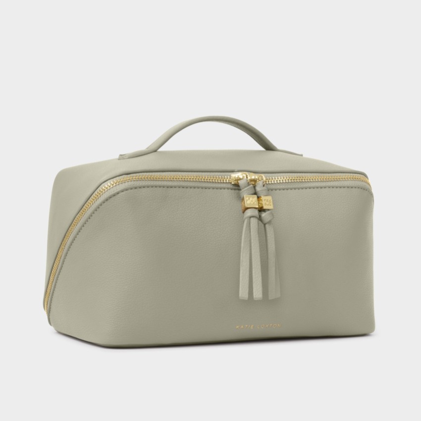 Fotografia: Katie Loxton Bolsa de maquilhagem e higiene pessoal Soho Grande em Verde Névoa