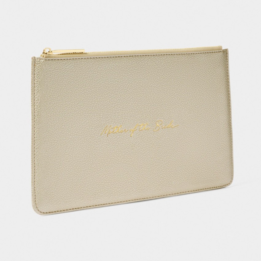 Fotografía: Katie Loxton Bolsita decorativa «Madre de la novia» en dorado metalizado