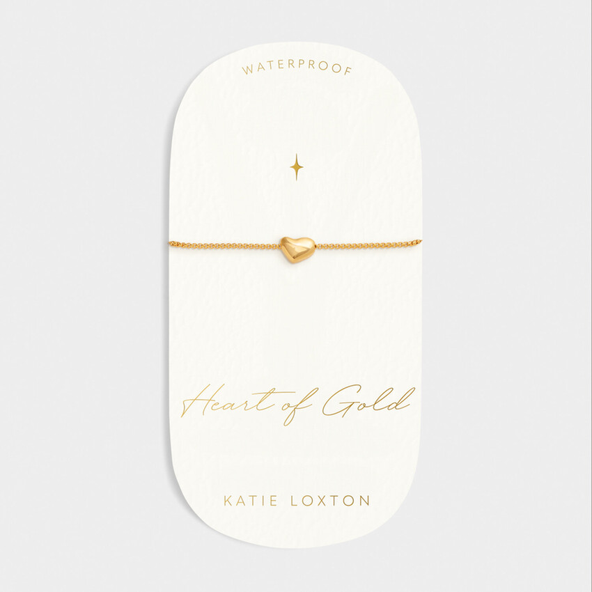 Zdjęcie: Katie Loxton Bransoletka z zawieszką w kształcie złotego serca „Heart of Gold”