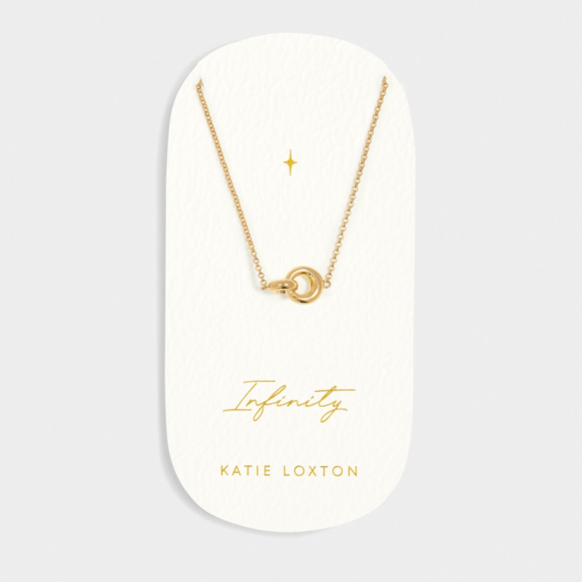 Fotografia: Katie Loxton Colar com pingente em ouro «Infinity»