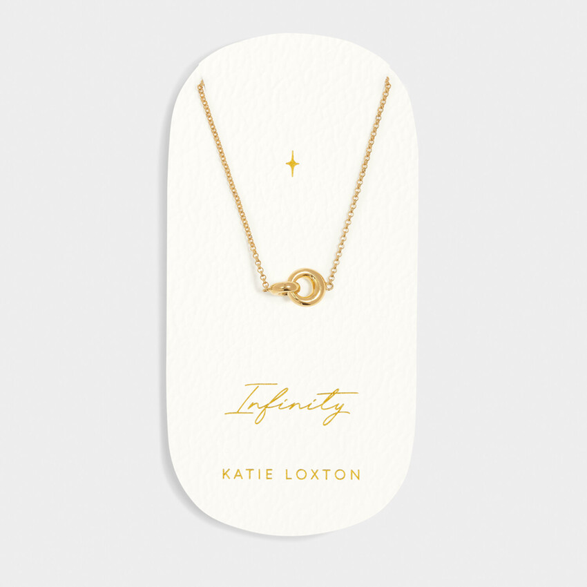 Fotografía: Katie Loxton Collar con colgante de oro «Infinity»