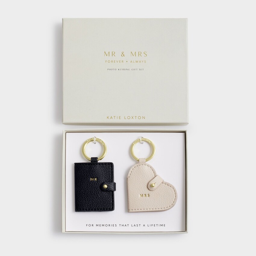 Fotografía: Katie Loxton 'Mr' and 'Mrs' Boxed Photo Keyrings