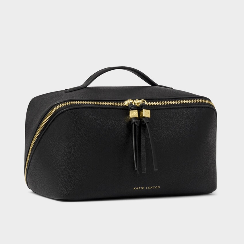 Fotografía: Katie Loxton Neceser grande negro para maquillaje y aseo Soho