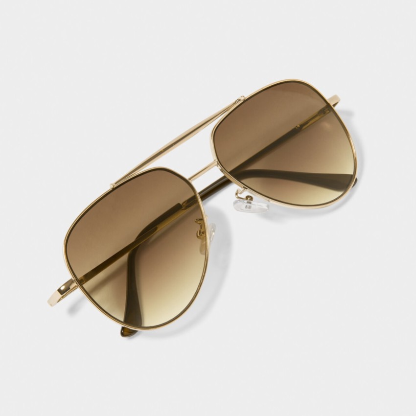 Zdjęcie: Katie Loxton Okulary przeciwsłoneczne typu aviator Bali Gold