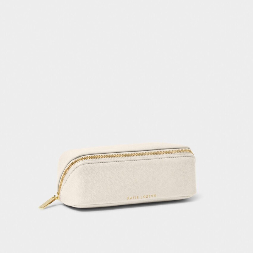 Photograph: Katie Loxton Petite trousse de maquillage blanc cassé