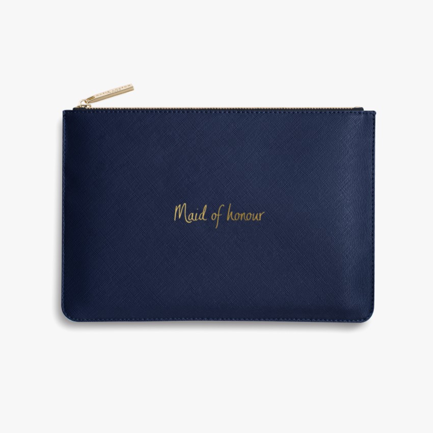 Photograph: Katie Loxton pochette parfaite 'Maid of Honour' bleu marine