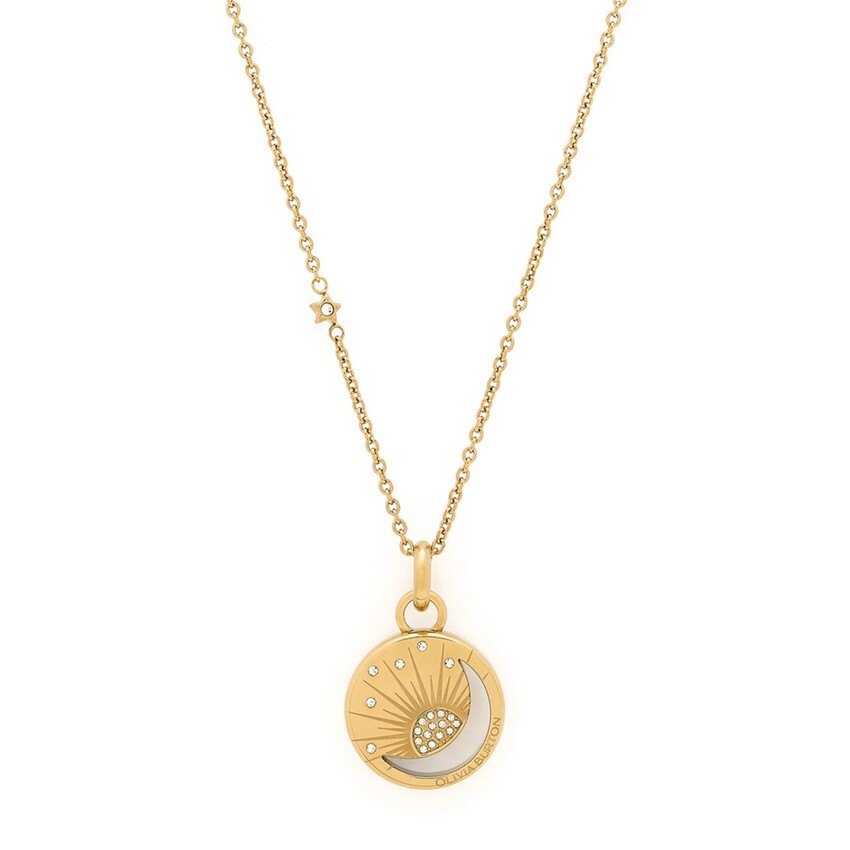 Fotografía: Olivia Burton Collar con colgante «Celestial Sun» chapado en oro
