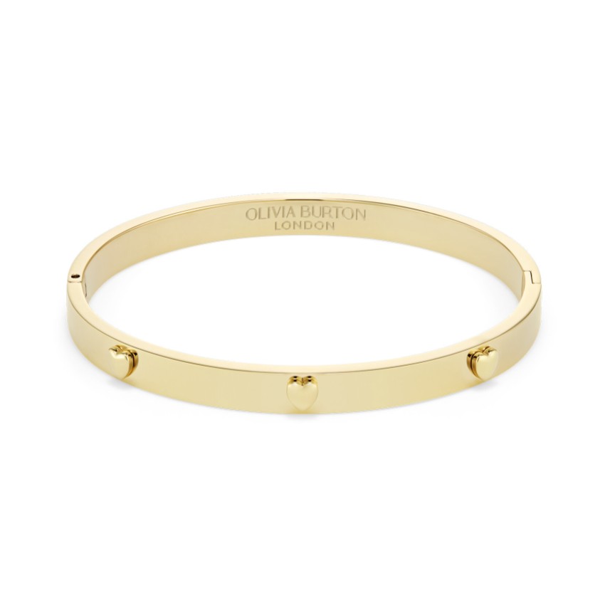Photograph: Olivia Burton Mini Heart Gold Plated Bangle