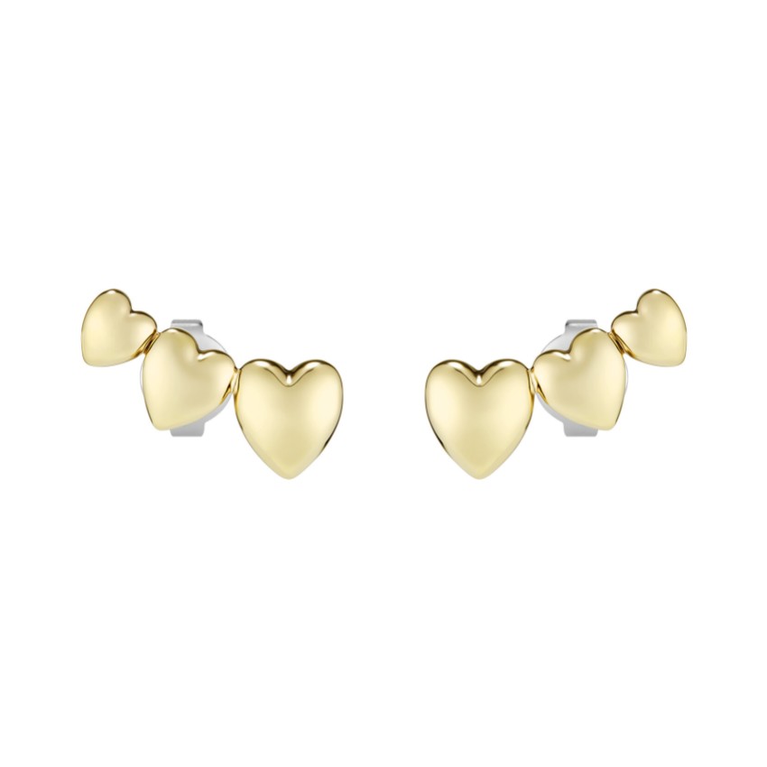 Photograph: Olivia Burton Mini Heart Gold Plated Stud Earrings
