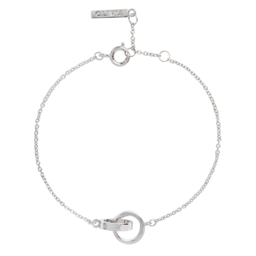 Fotografia: Olivia Burton Pulseira clássica com elos finos em prata