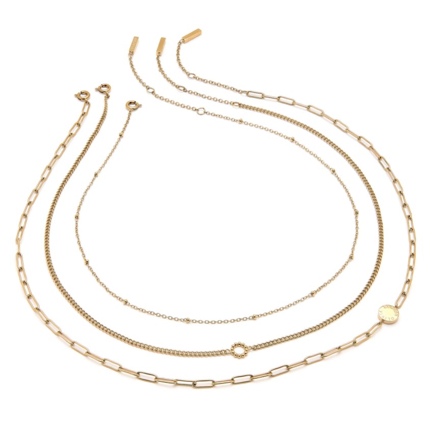 Zdjęcie: Olivia Burton Zestaw naszyjników Illusion Gold do łączenia
