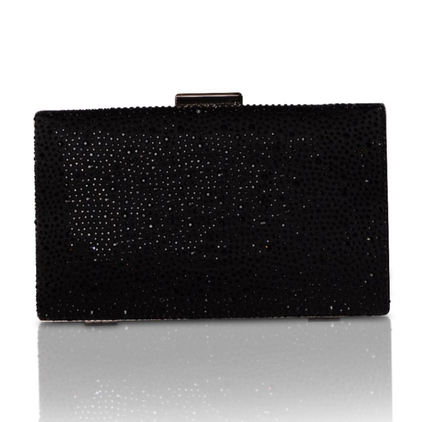 Fotografia: Perfect Bridal Bolsa de mão tipo clutch Sorrel preta com brilhantes