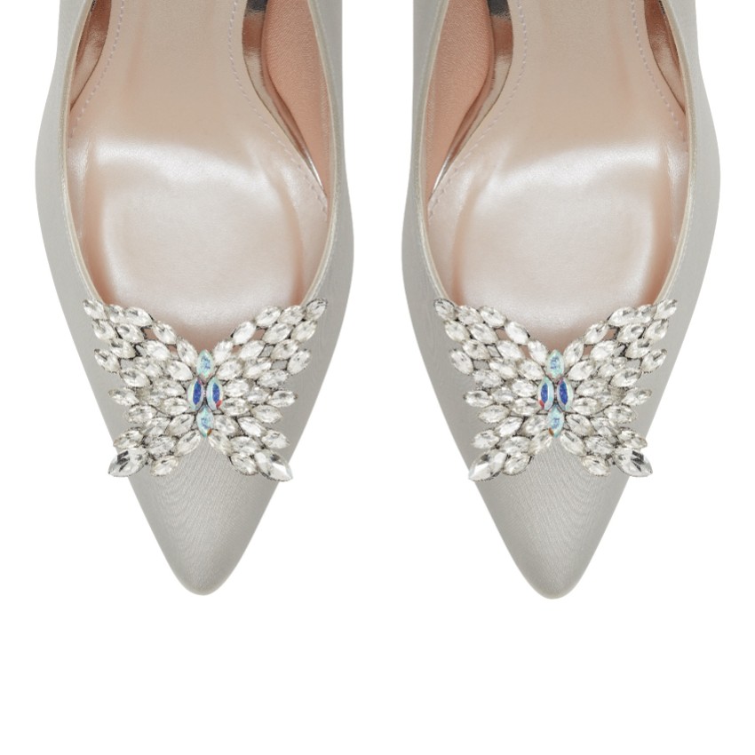 Fotograf: Rainbow Club Cleo Crystal Schmetterling Schuhclips