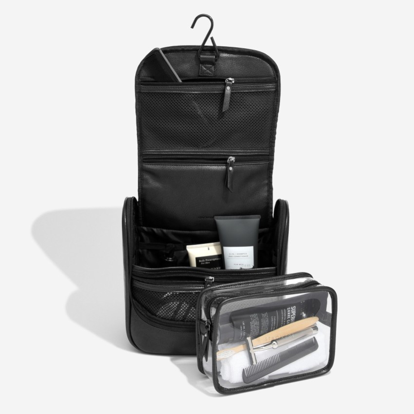 Photograph: Stackers Black Hanging Wash Bag