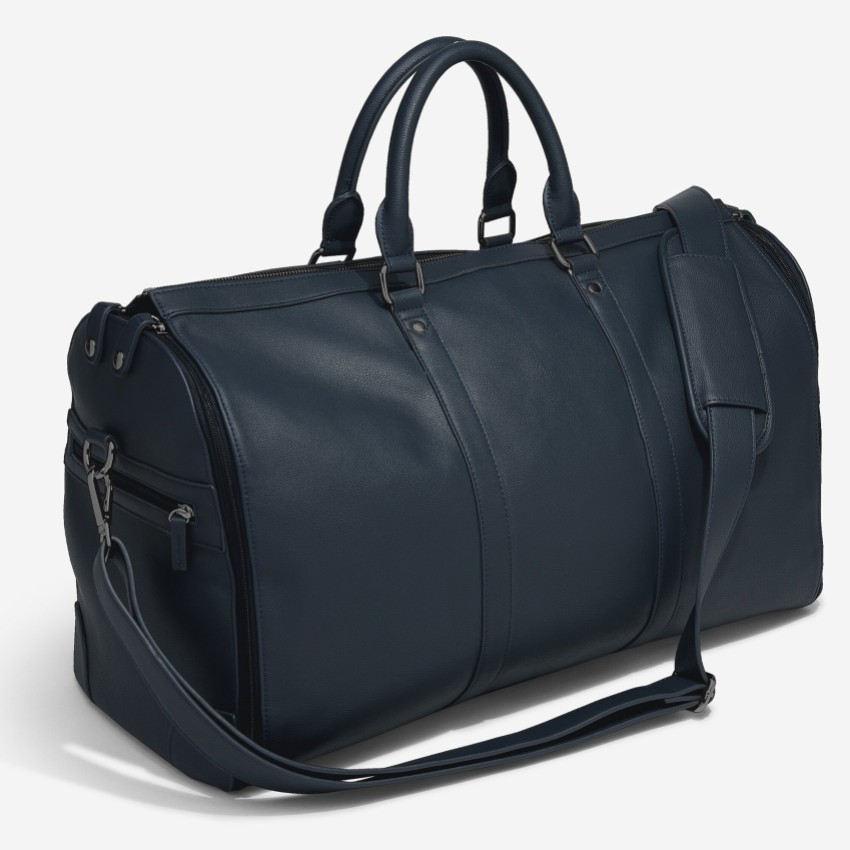Fotografía: Stackers Bolsa de viaje azul marino para trajes de hombre