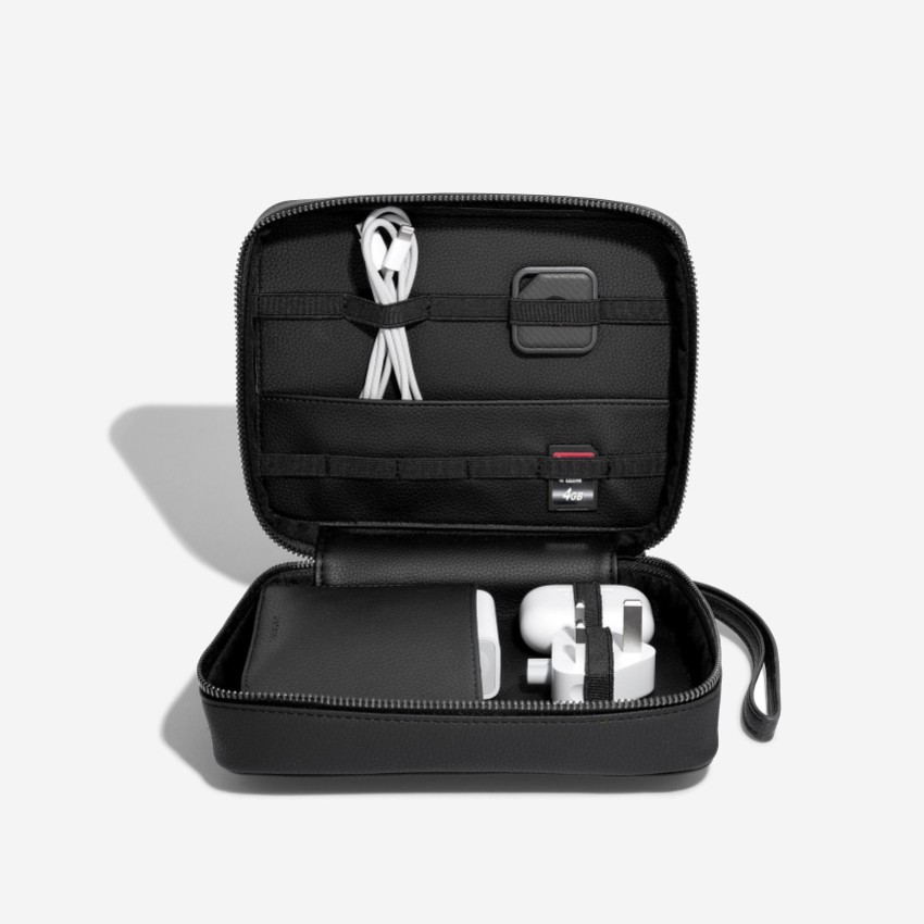 Fotografía: Stackers Bolsa organizadora negra para cables