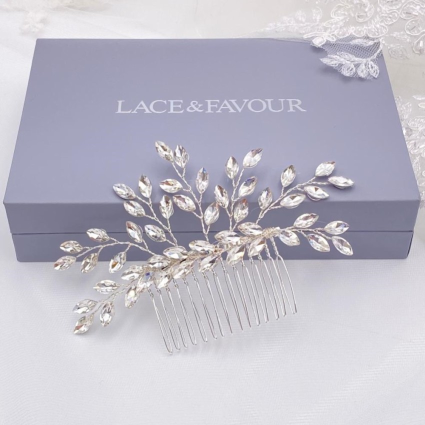 Fotograf: Zora Crystal Spray Hochzeit Haarkamm